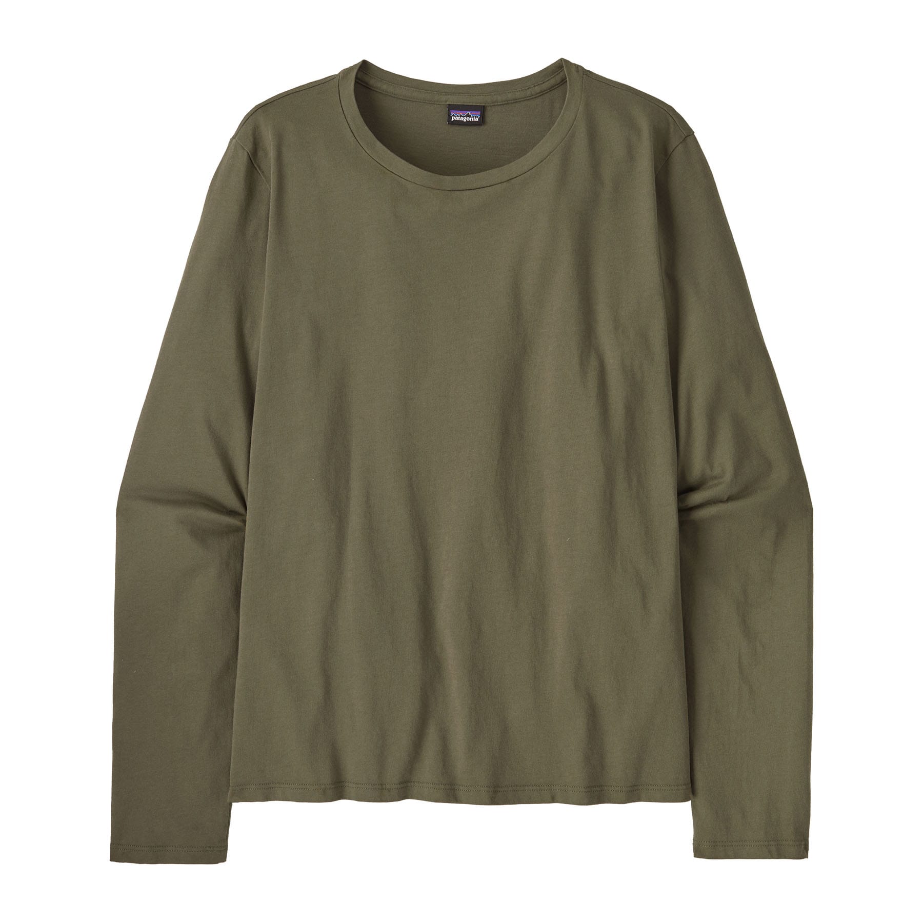 Women's Long-Sleeved Regenerative Organic Certified Cotton Tee - Image 2